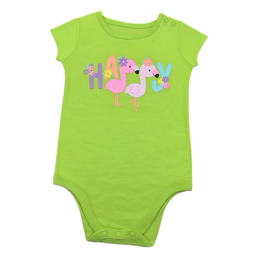 Garanimals Baby Girls Short Sleeve Graphic One piece Bodysuits Sz 12M Lot of 10 - Picture 9 of 11